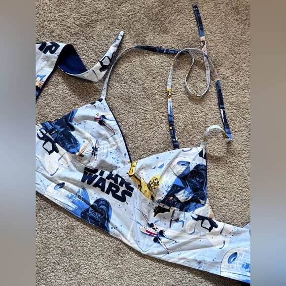 Handmade Star Wars Two-Piece Skirt Bandeau Set fits approximate size 10 - Picture 13 of 16